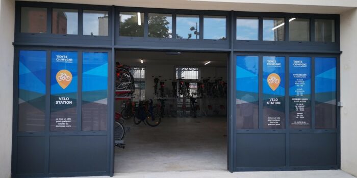 Entrée Vélostation.jpg © LC - Troyes La Champagne Tourisme