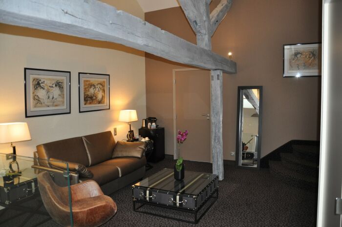 Suite, espace salon.JPG © Best Western - Hôtel de la Poste & Spa